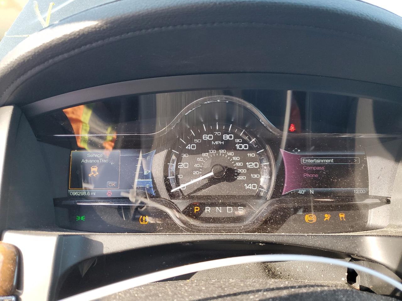 2016 Lincoln MKS VIN 1LNHL9DK0GG601111 Copart auction photo, side / rear end damage thumbnail 9