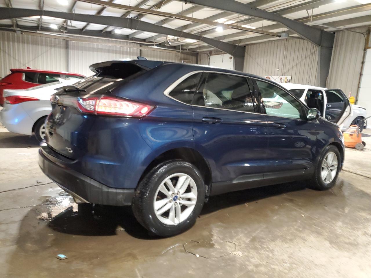 2017 Ford Edge VIN 2FMPK4J85HBC21152 Copart auction photo, front end / side damage thumbnail 3