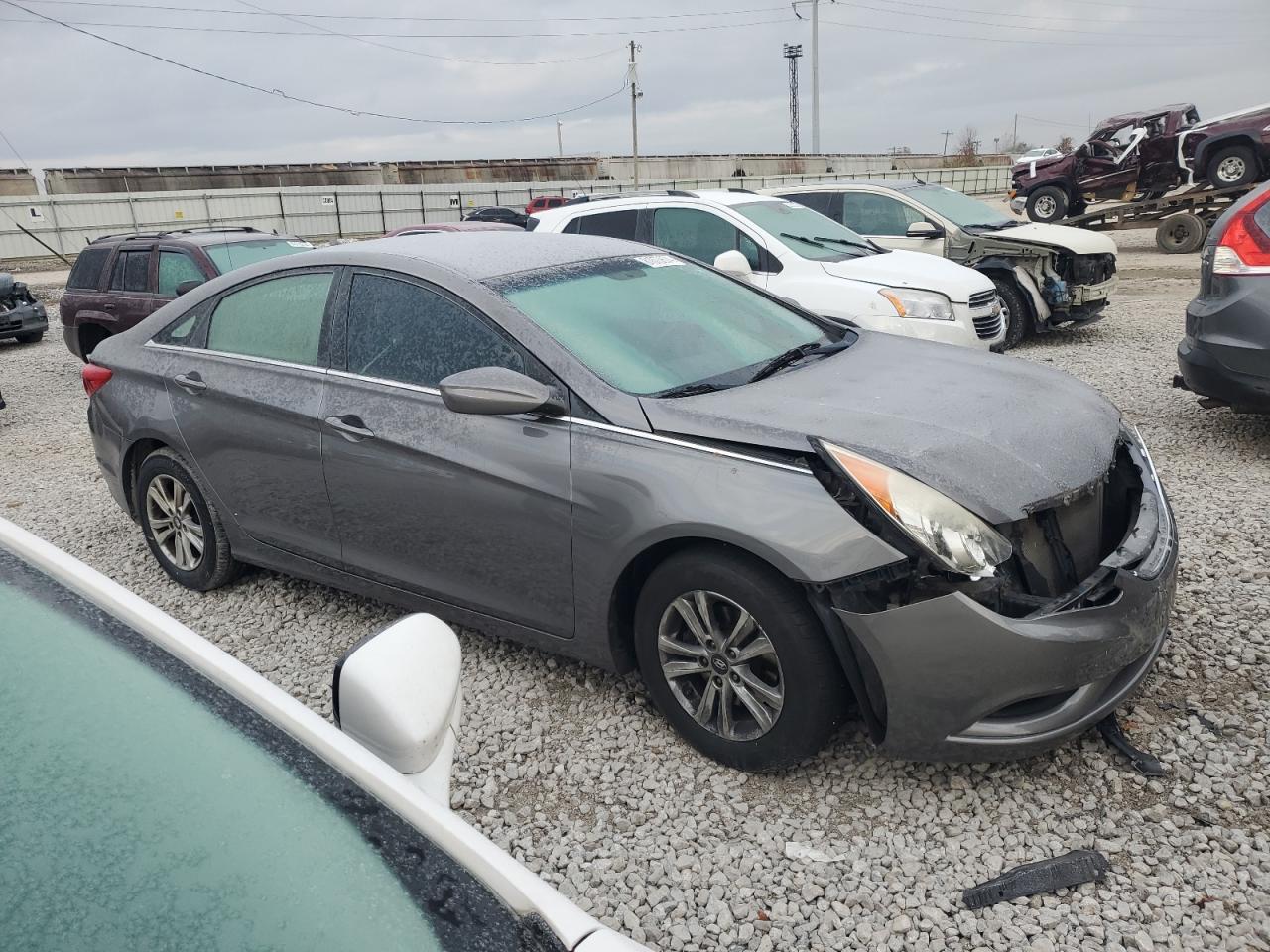 2011 Hyundai Sonata VIN 5NPEB4AC5BH288930 Copart auction photo, front end / mechanical damage thumbnail 4