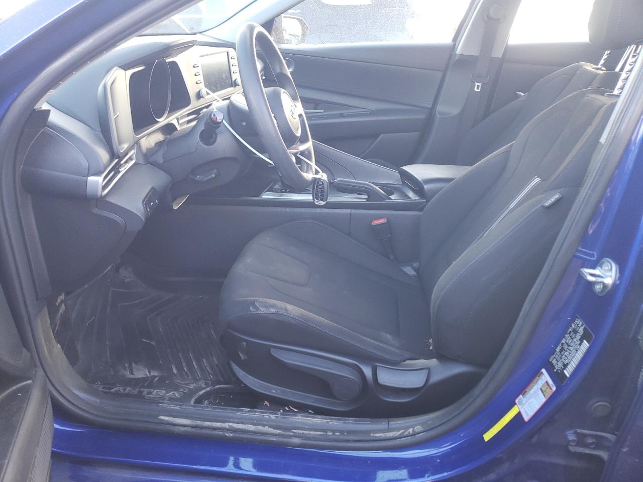 2022 Hyundai Elantra VIN KMHLM4AG6NU245398 Copart auction photo, rear end / side damage thumbnail 7
