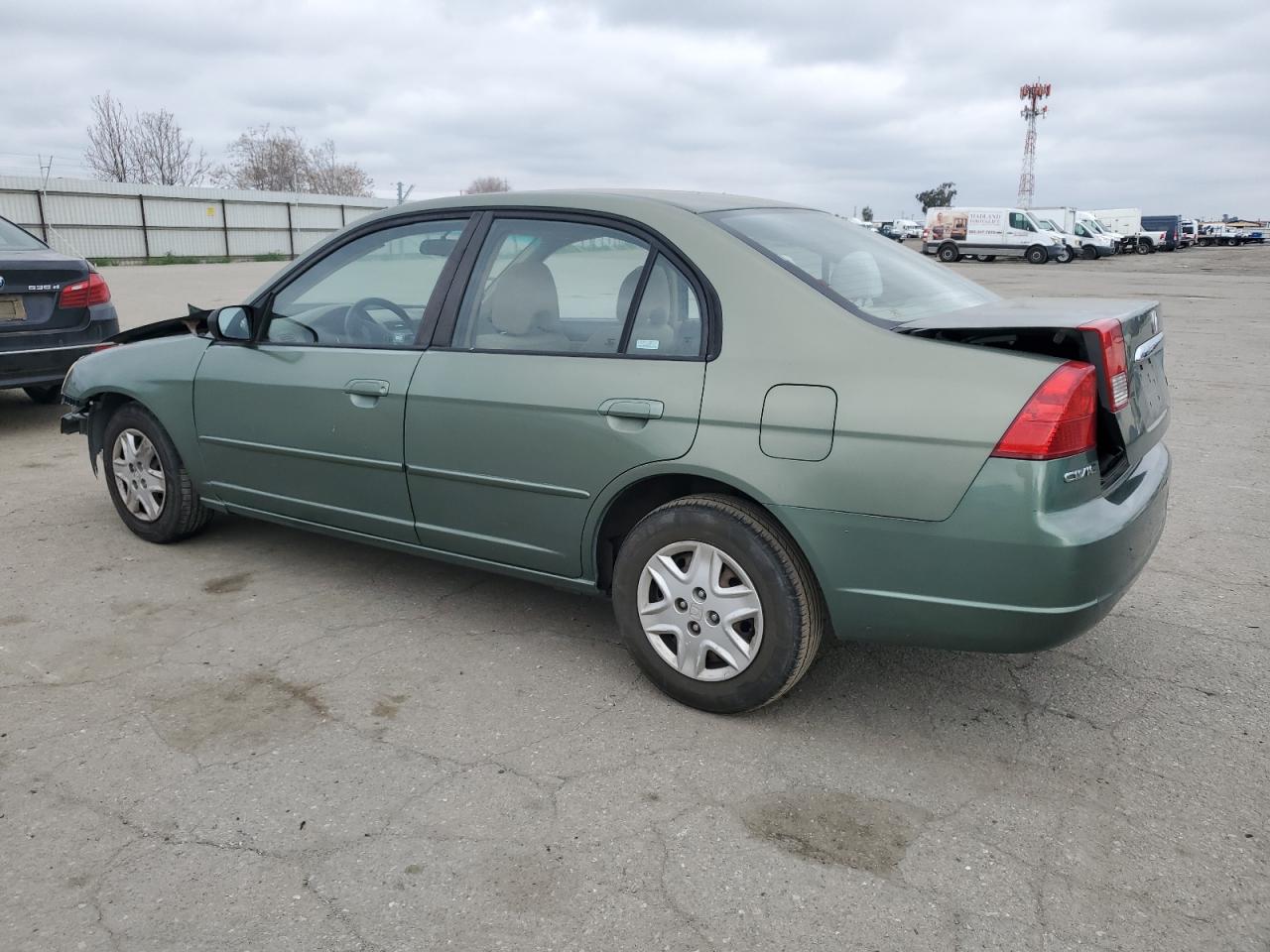 2003 Honda Civic VIN 2HGES15543H542097 Copart auction photo, front end / rear end damage thumbnail 2