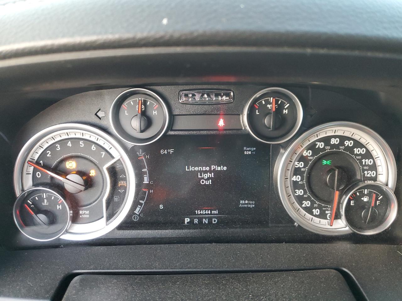 2014 RAM 1500 VIN 1C6RR7MT8ES404791 Copart auction photo, front end / minor dent/scratches damage thumbnail 9