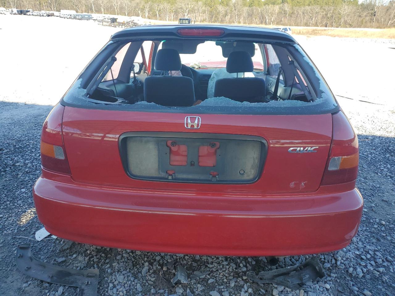 1996 Honda Civic VIN 2HGEJ6425TH119133 Copart auction photo, all over damage thumbnail 6