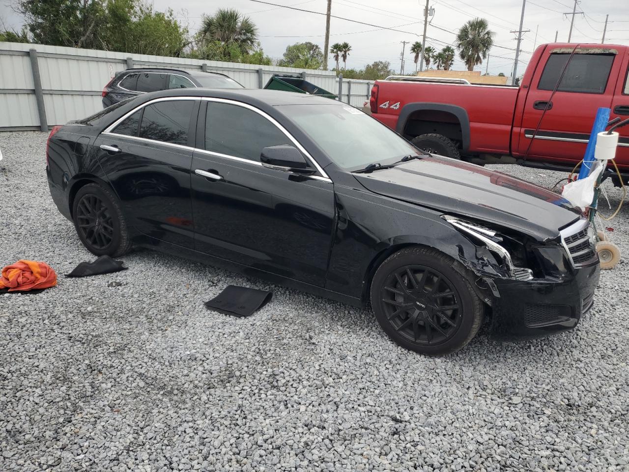 2013 Cadillac ATS VIN 1G6AB5R33D0139671 Copart auction photo, front end damage thumbnail 4