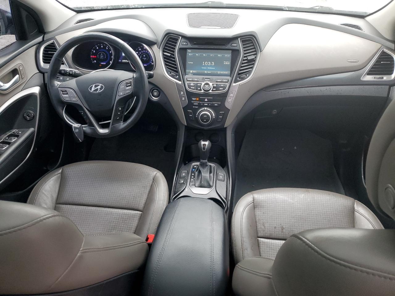 2015 Hyundai Santa Fe VIN 5XYZW4LA4FG255691 Copart auction photo, front end damage thumbnail 8