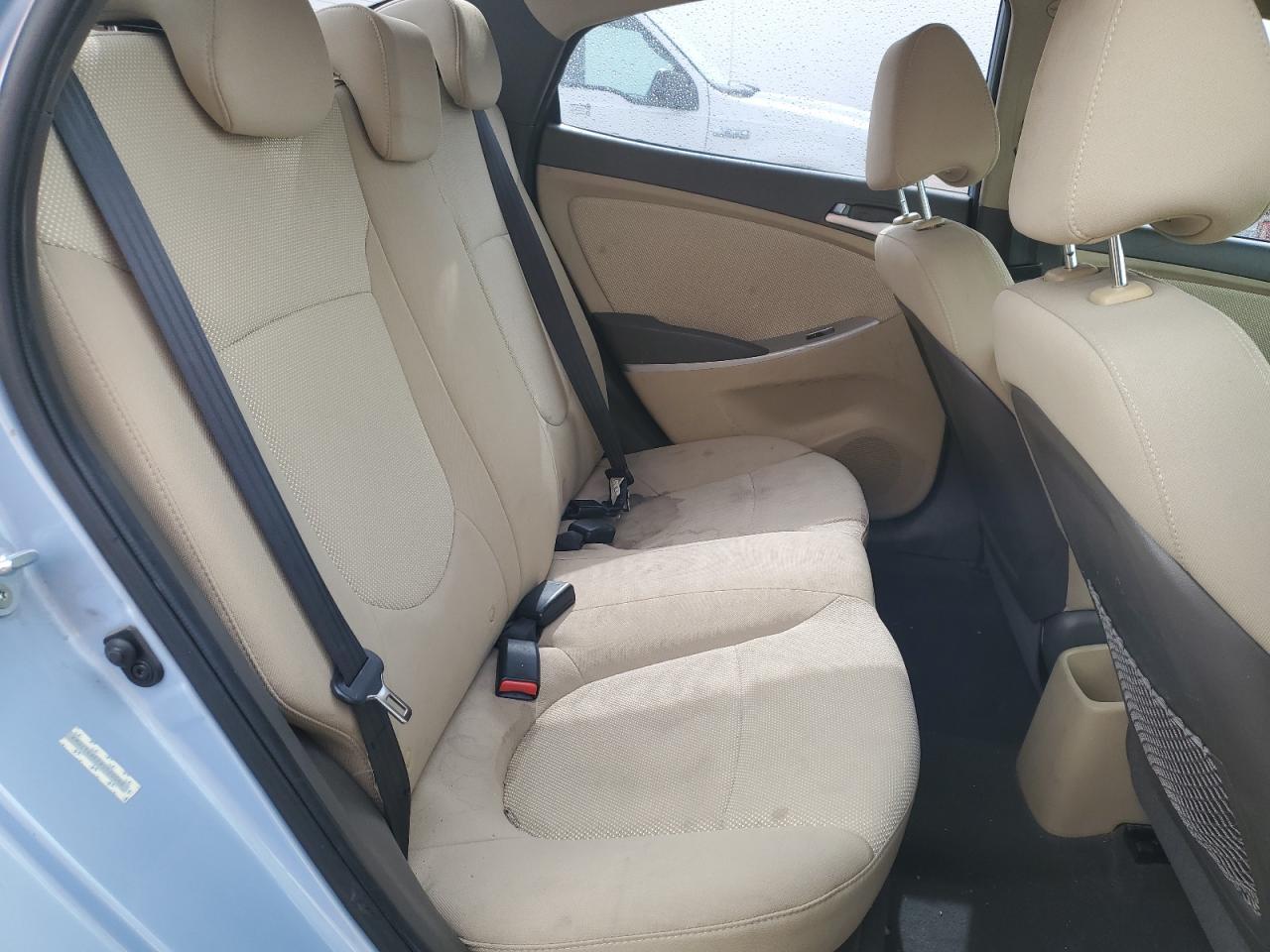 2013 Hyundai Accent VIN KMHCT4AE2DU520068 Copart auction photo, all over damage thumbnail 10