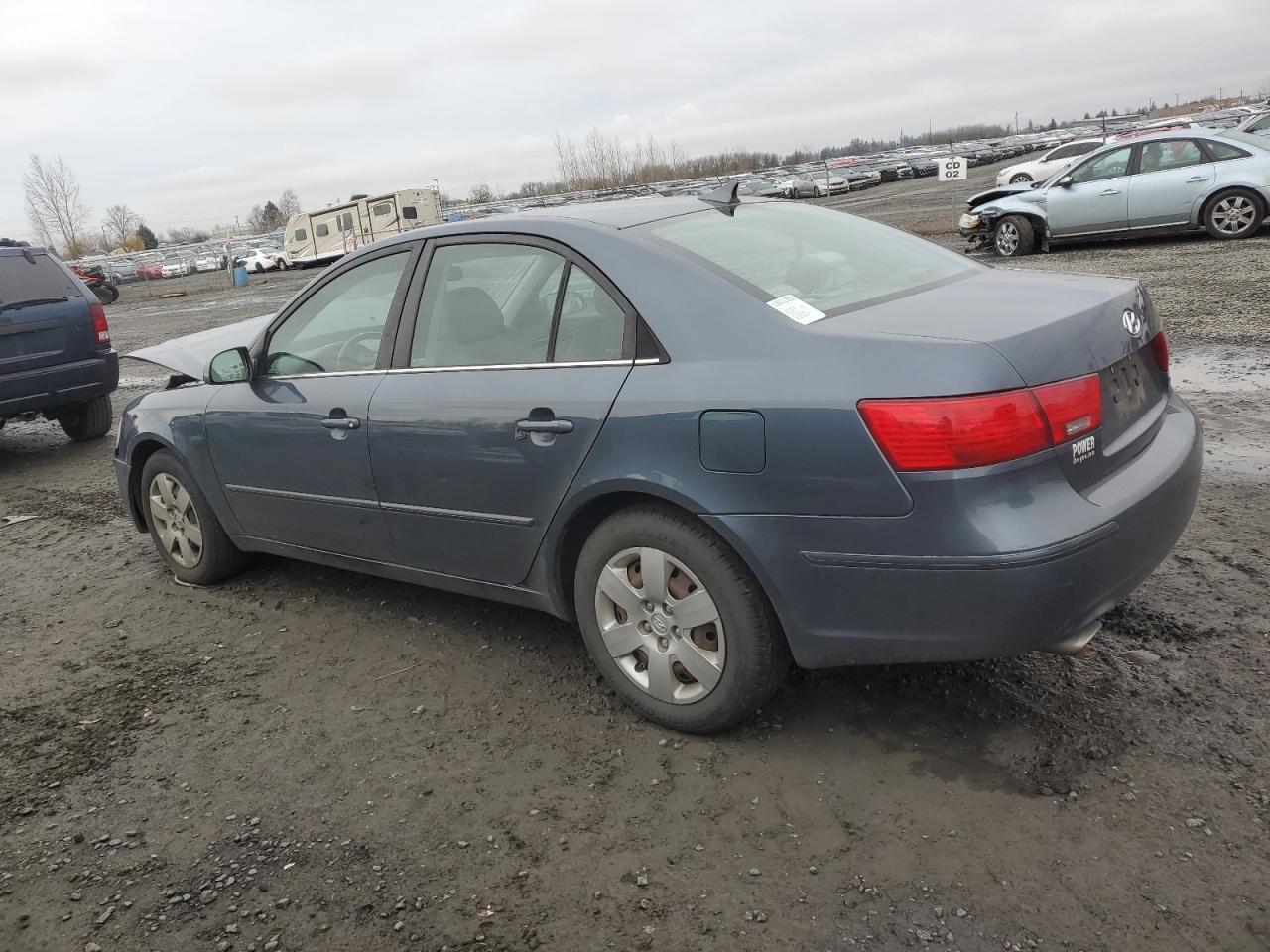 2009 Hyundai Sonata VIN 5NPET46F99H430643 Copart auction photo, front end damage thumbnail 2