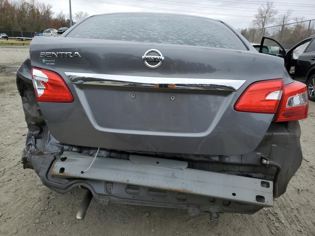 2017 Nissan Sentra VIN 3N1AB7AP2HY396116 Copart auction photo, rear end / mechanical damage thumbnail 6