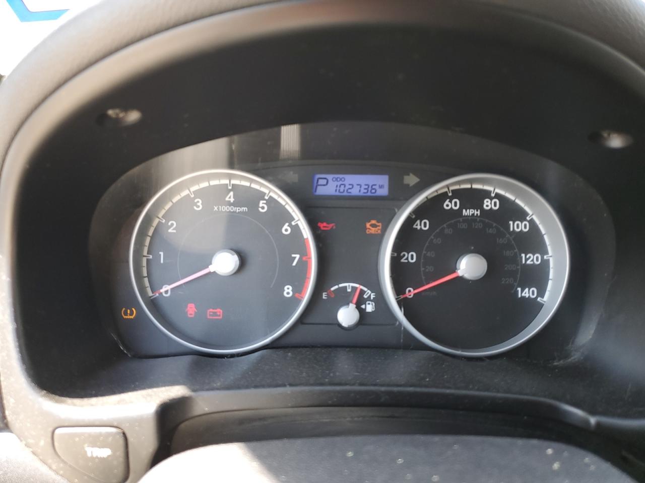 2010 Hyundai Accent VIN KMHCM3AC7AU162841 Copart auction photo, mechanical damage thumbnail 9