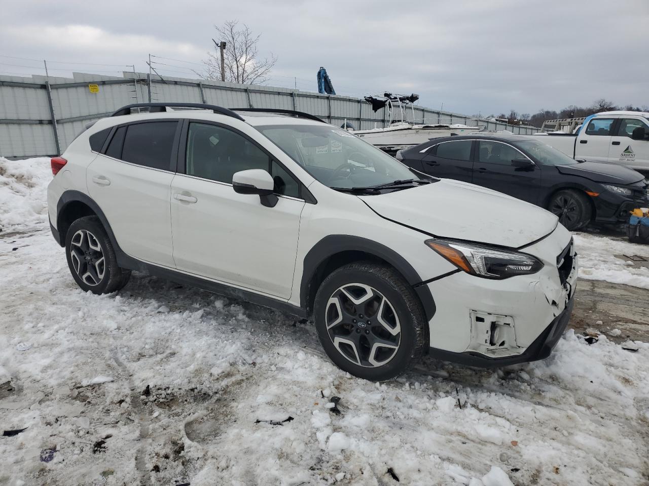 2019 Subaru XV VIN JF2GTAMC0KH366725 Copart auction photo, front end / rear end damage thumbnail 4
