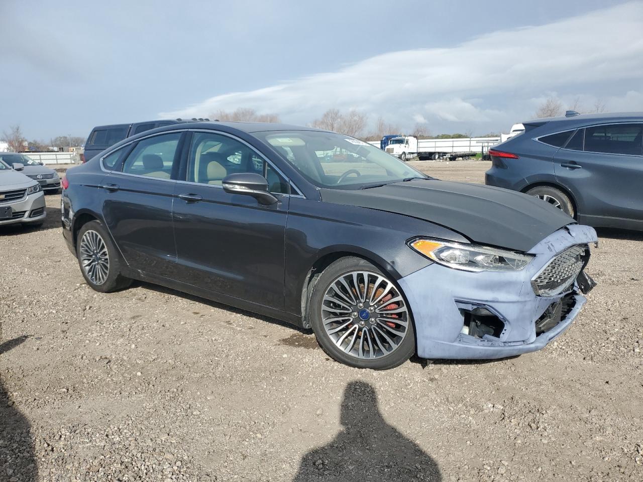 2018 Ford Fusion VIN 3FA6P0HD8JR202038 Copart auction photo, front end damage thumbnail 4
