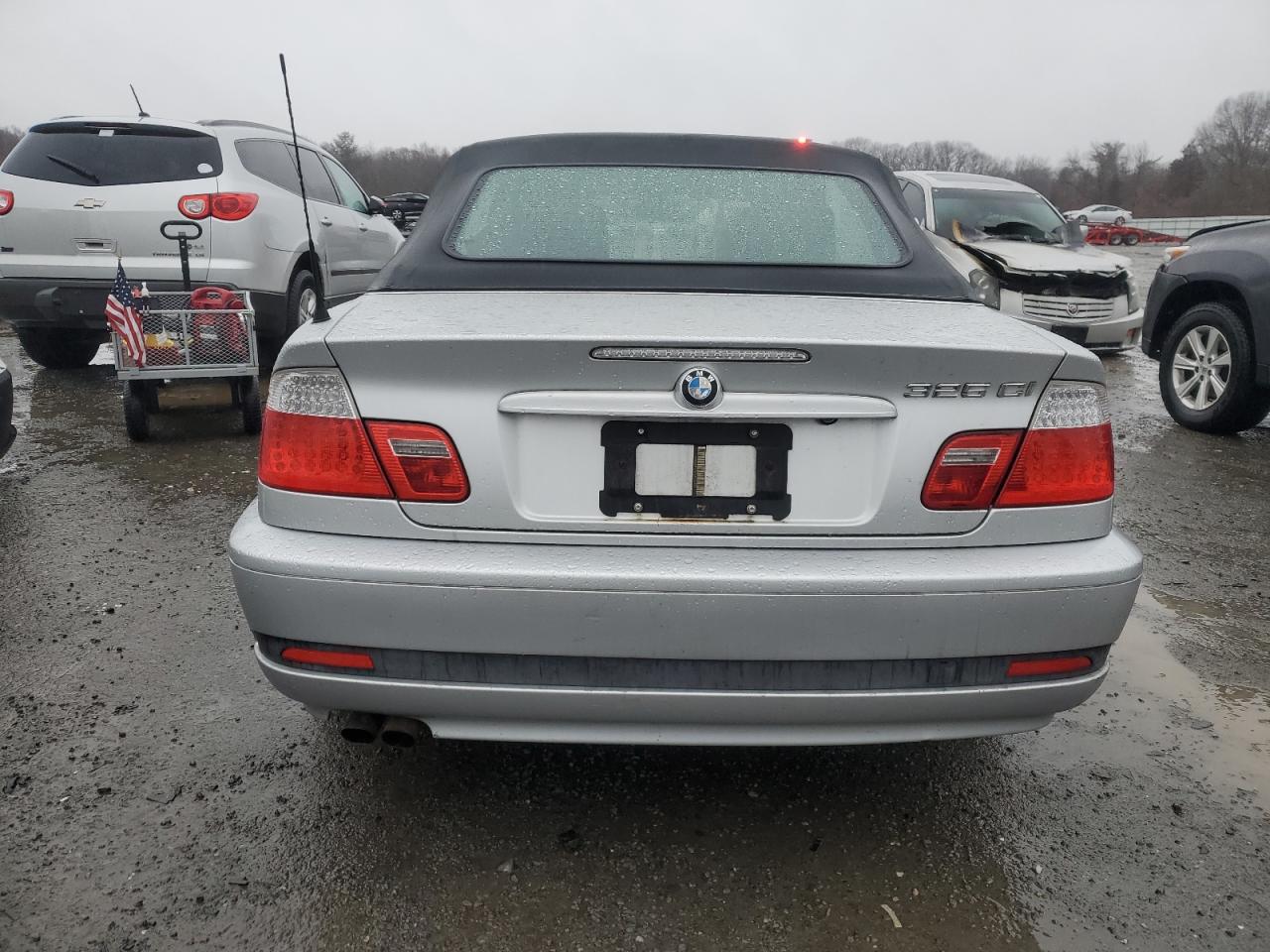 2006 BMW 3er VIN WBABW33476PX84391 Copart auction photo, front end damage thumbnail 6