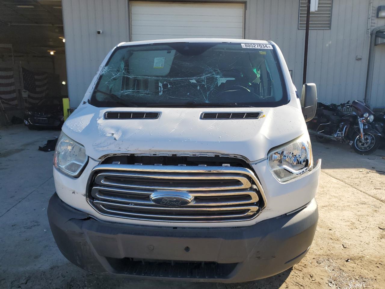 2015 Ford Transit VIN 1FBZX2ZMXFKA20911 Copart auction photo, side / rear end damage thumbnail 5