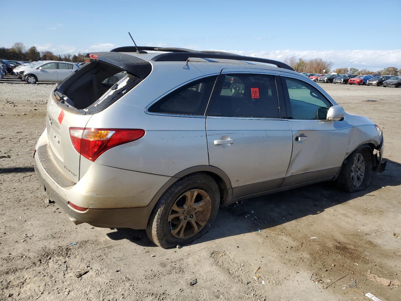 2011 Hyundai Veracruz VIN KM8NU4CC0BU148793 Copart auction photo, all over damage thumbnail 3