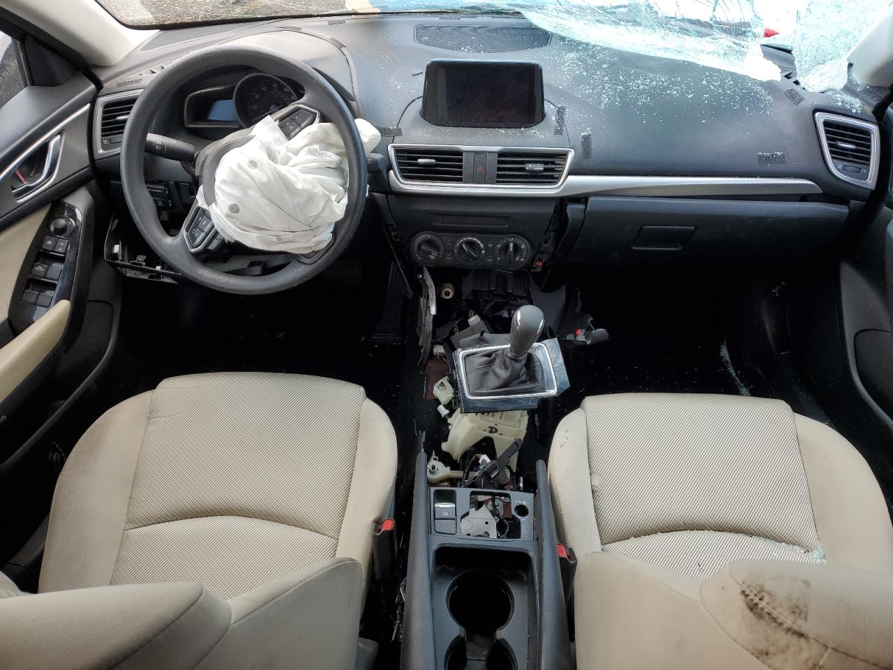 2018 Mazda 3 VIN 3MZBN1K71JM237716 Copart auction photo, front end / side damage thumbnail 8