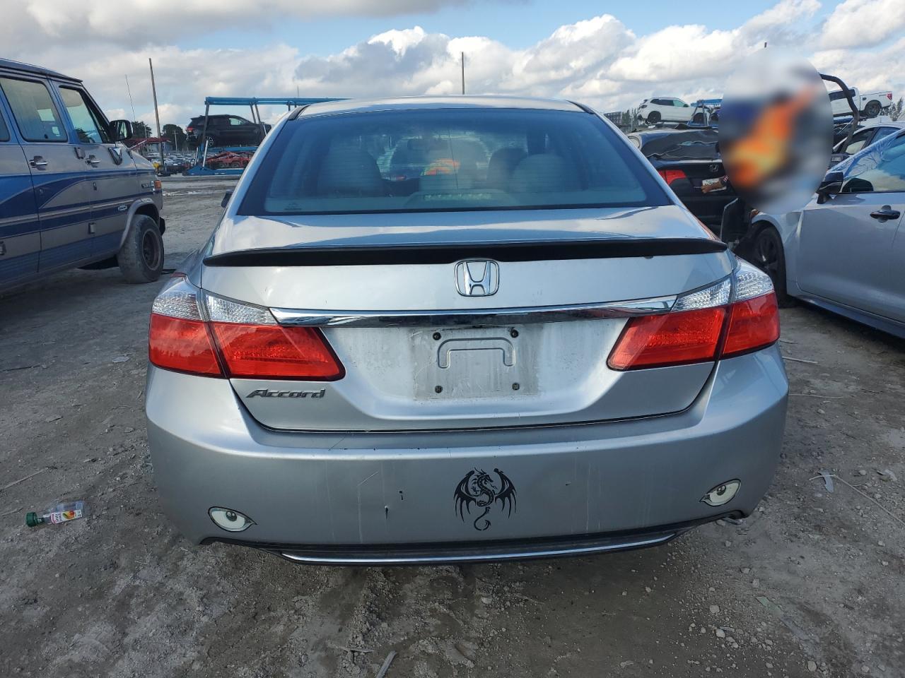 2014 Honda Accord VIN 1HGCR2F34EA147330 Copart auction photo, front end damage thumbnail 6