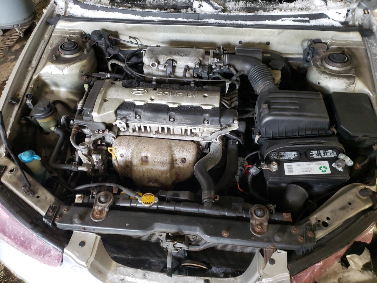 2001 Hyundai Elantra VIN KMHDN45D41U079717 Copart auction photo, front end / minor dent/scratches damage thumbnail 11