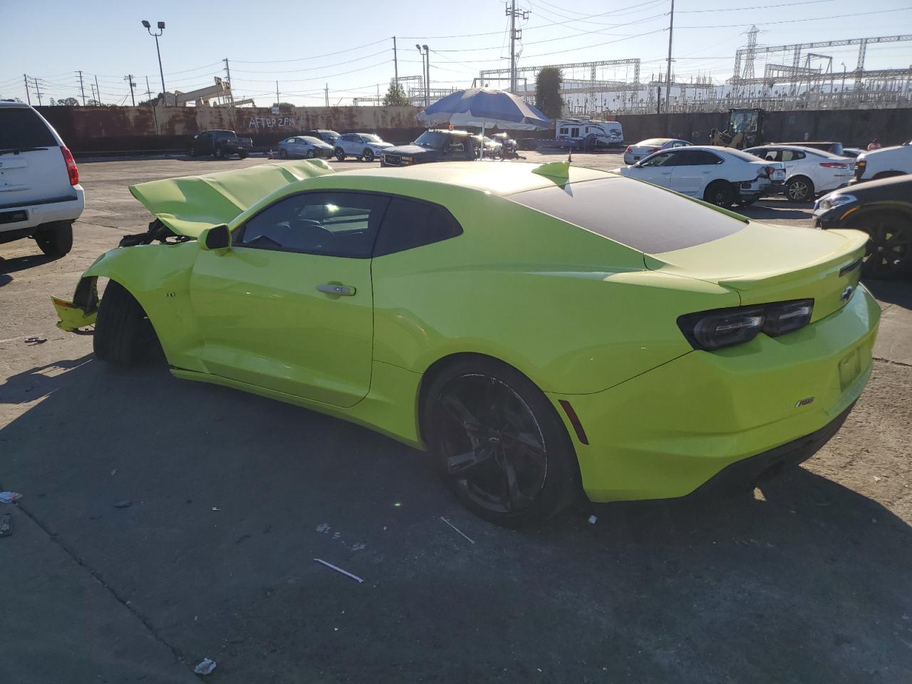 2021 Chevrolet Camaro VIN 1G1FB1RS5M0131647 Copart auction photo, front end damage thumbnail 2