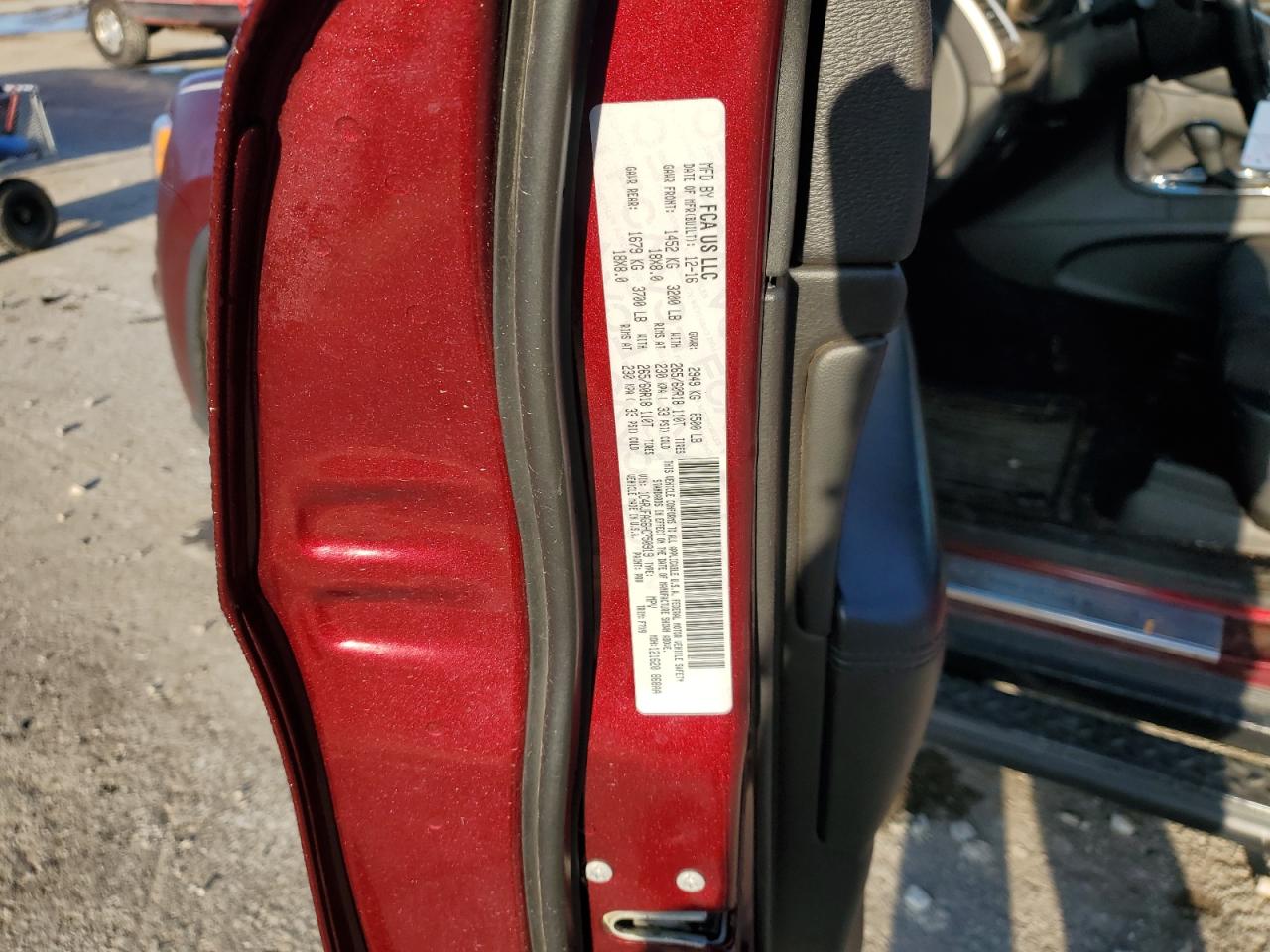 2017 Jeep Grand Cherokee VIN 1C4RJFAG6HC750919 Copart auction photo, side damage thumbnail 15