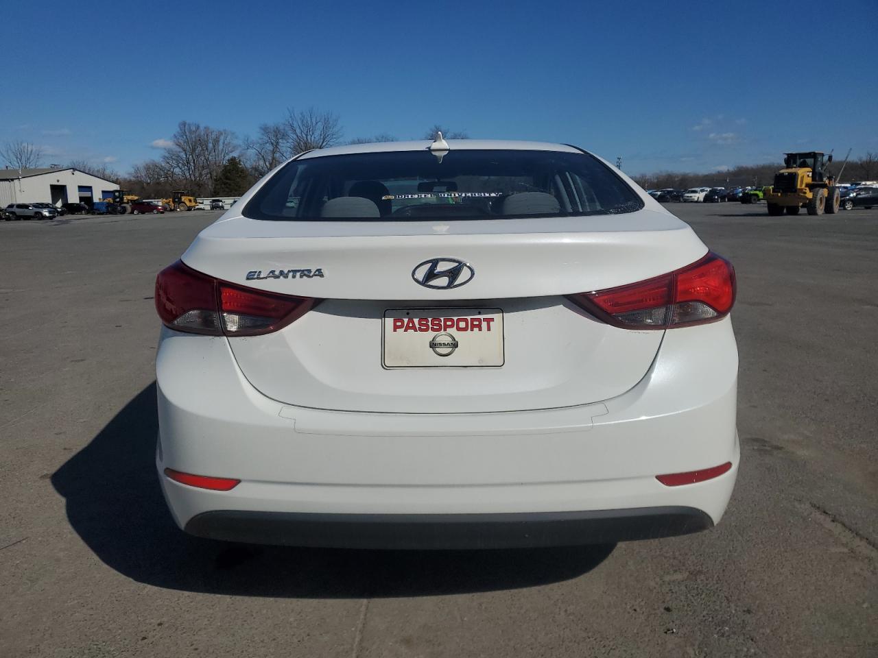 2016 Hyundai Elantra VIN 5NPDH4AE0GH771745 Copart auction photo, normal wear / vandalism damage thumbnail 6