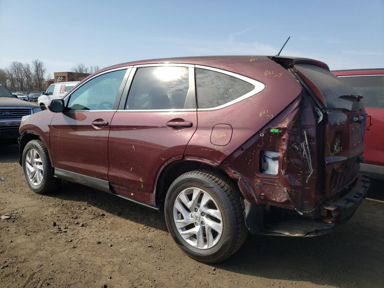 2016 Honda CR-V VIN 2HKRM4H50GH674231 Copart auction photo, front end / minor dent/scratches damage thumbnail 2