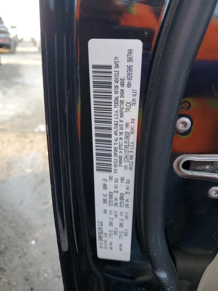 2009 Dodge RAM VIN 1D3HV13T09J519032 Copart auction photo, side damage thumbnail 14