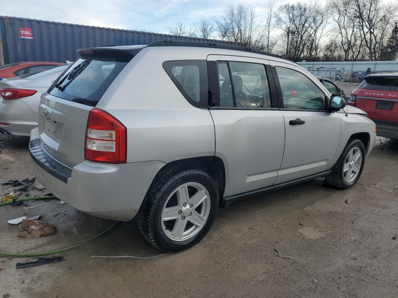 2007 Jeep Compass VIN 1J8FF47W07D355580 Copart auction photo, front end damage thumbnail 3