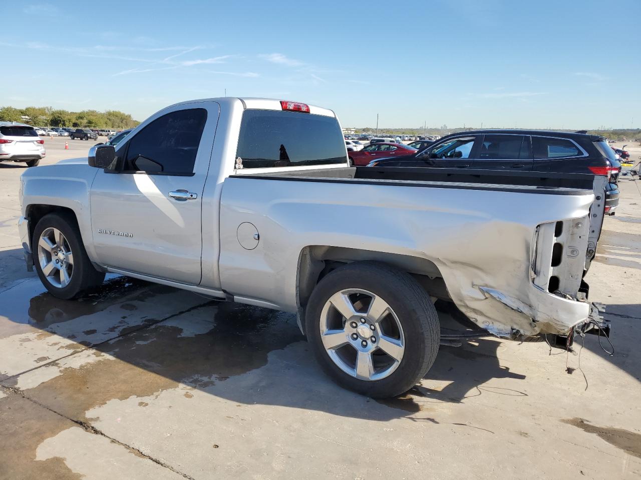 2016 Chevrolet Silverado VIN 1GCNCNEHXGZ352162 Copart auction photo, rear end damage thumbnail 2