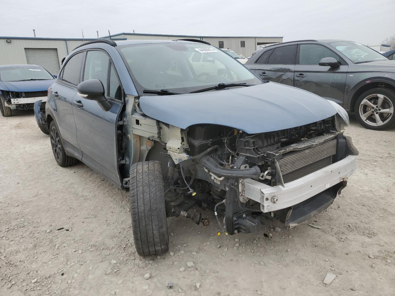 2018 Fiat 500 VIN ZFBCFXCB6JP678684 Copart auction photo, front end / undercarriage damage thumbnail 4