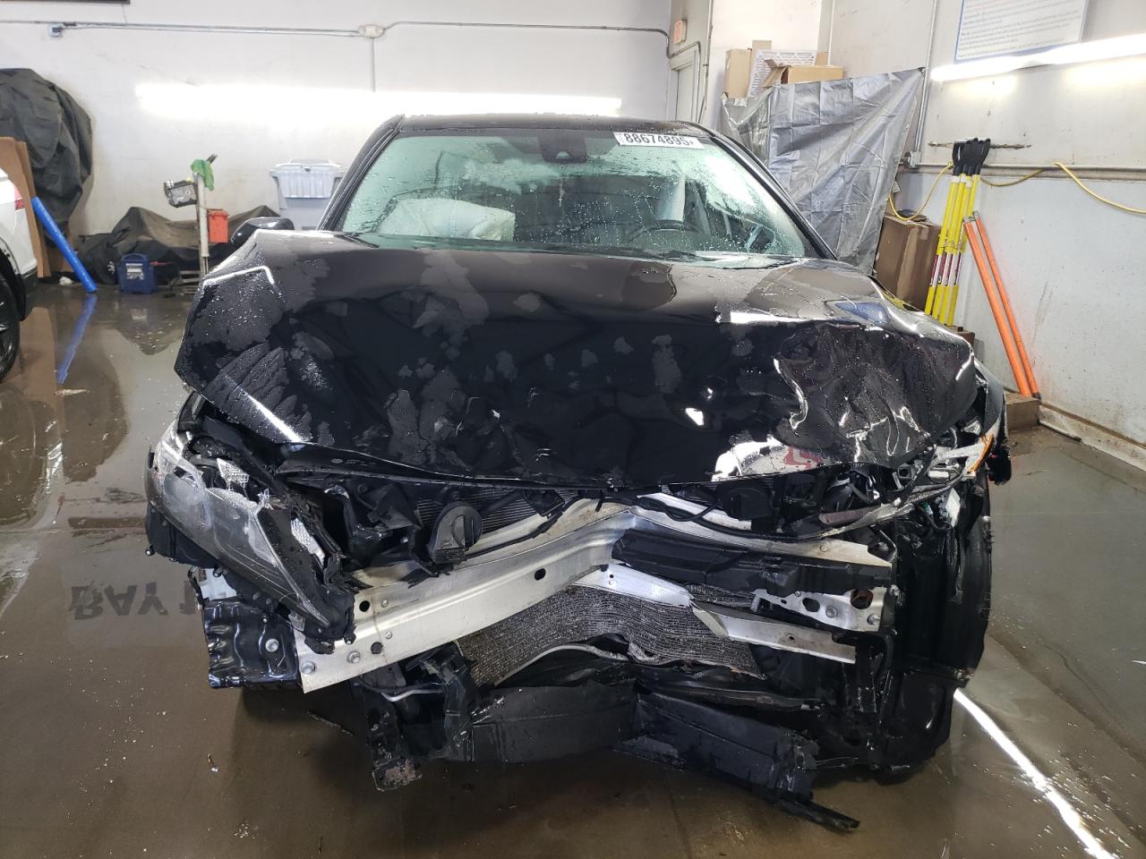 2021 Toyota Camry VIN 4T1G11AK8MU522838 Copart auction photo, front end / side damage thumbnail 5