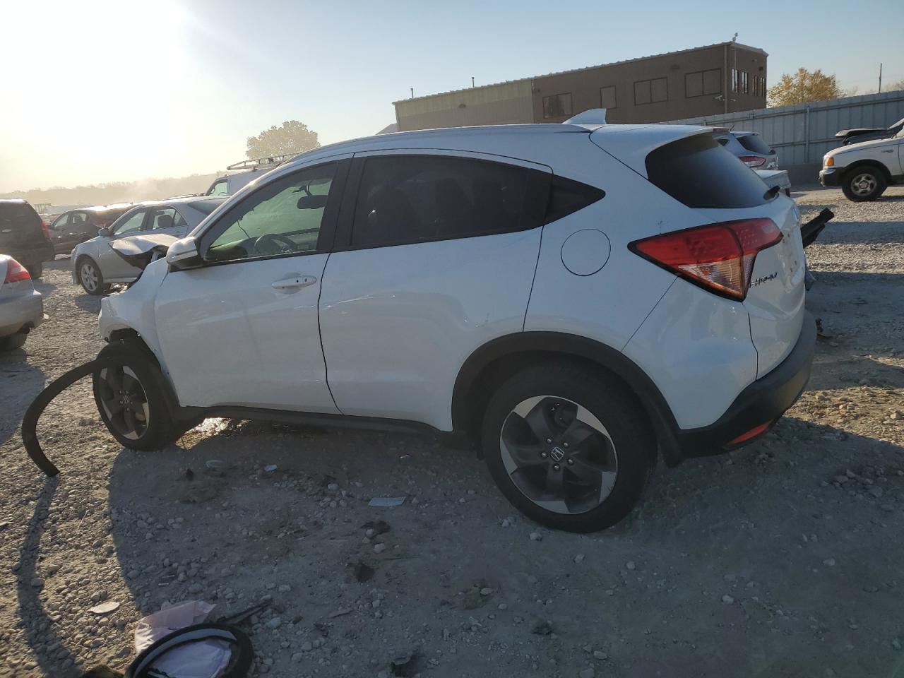 2018 Honda HR-V VIN 3CZRU6H70JM728085 Copart auction photo, front end damage thumbnail 2