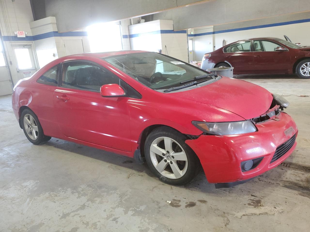 2008 Honda Civic VIN 2HGFG128X8H517278 Copart auction photo, side / front end damage thumbnail 4