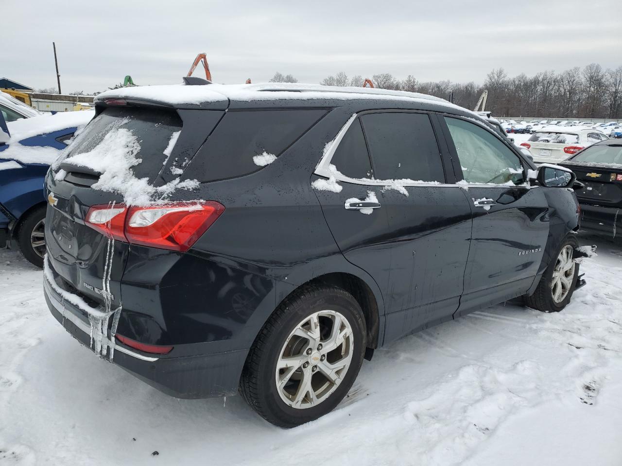2018 Chevrolet Equinox VIN 2GNAXVEV0J6155908 Copart auction photo, front end damage thumbnail 3