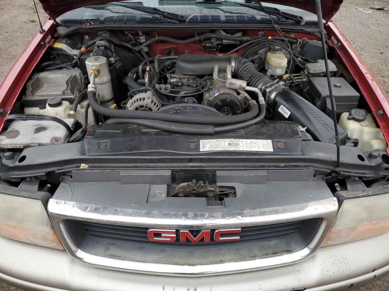 2001 GMC Jimmy VIN 1GKDT13W012159836 Copart auction photo, rear end damage thumbnail 13