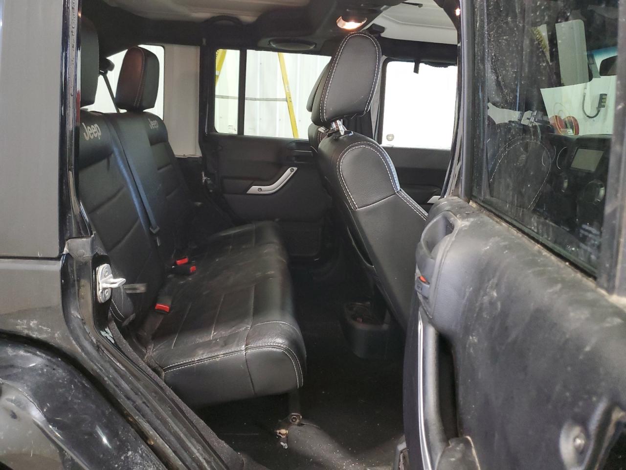 2012 Jeep Wrangler VIN 1C4BJWEG5CL148730 Copart auction photo, rollover / side damage thumbnail 10