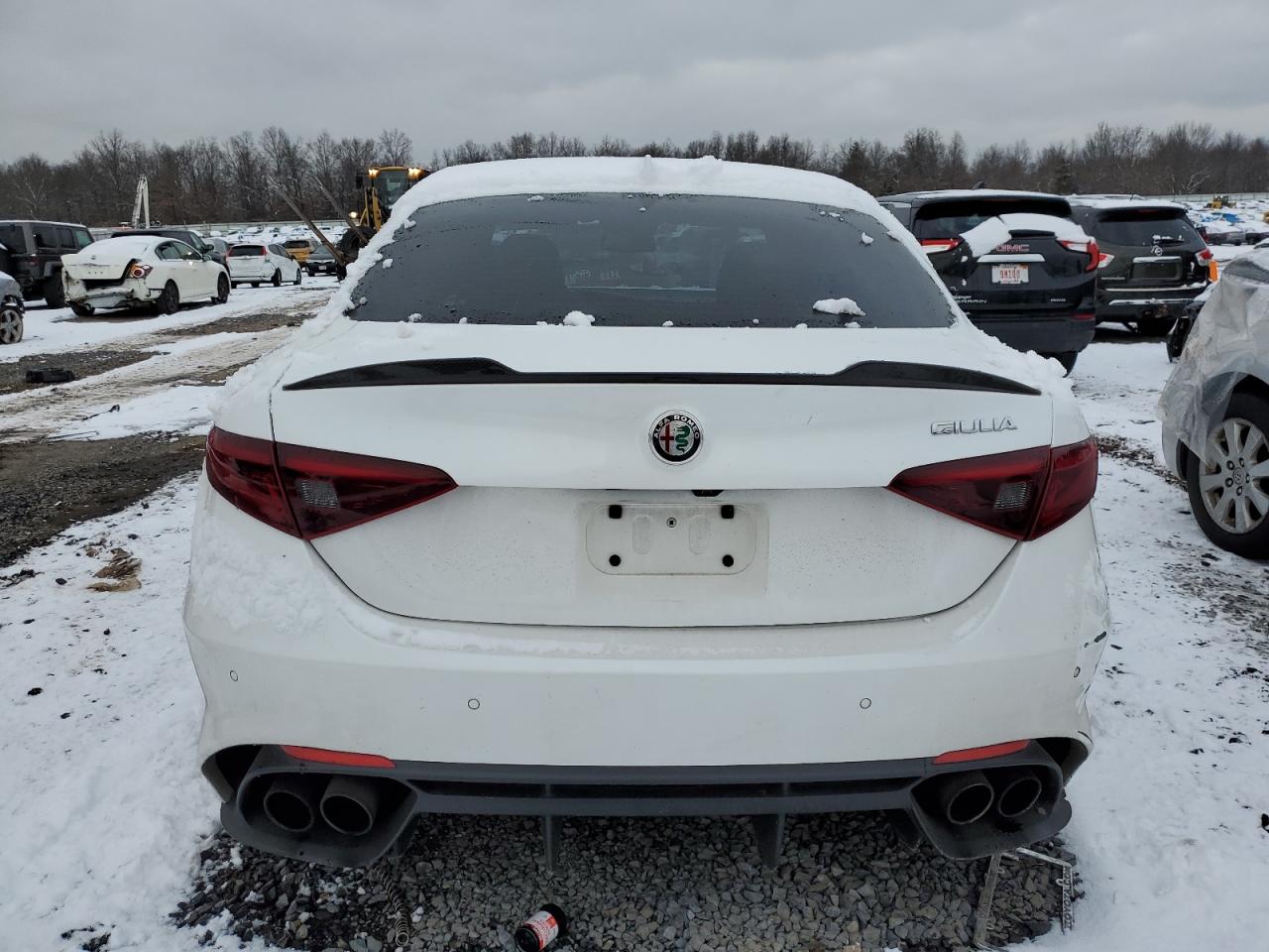 2017 Alfa Romeo Giulia VIN ZARFAEAV8H7548500 Copart auction photo, all over damage thumbnail 6