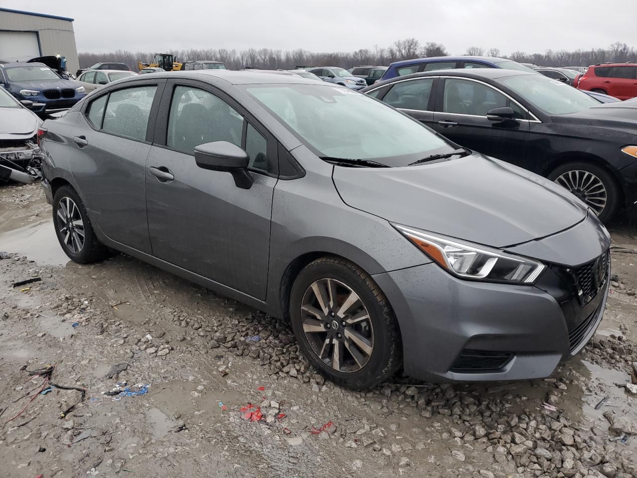 2021 Nissan Versa VIN 3N1CN8EV6ML874270 Copart auction photo, rear end / front end damage thumbnail 4