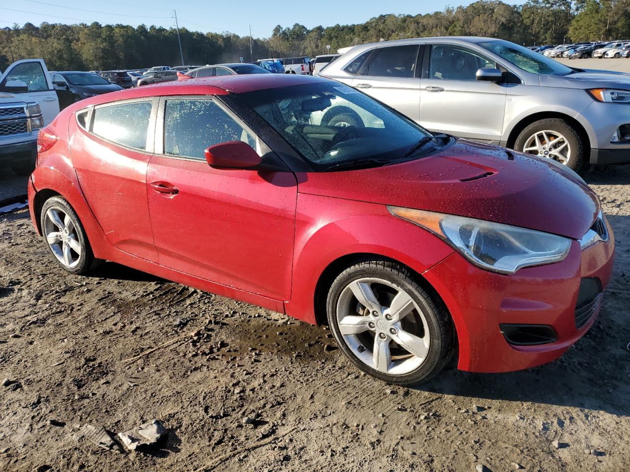 2012 Hyundai Veloster VIN KMHTC6AD1CU036717 Copart auction photo, front end / rear end damage thumbnail 4