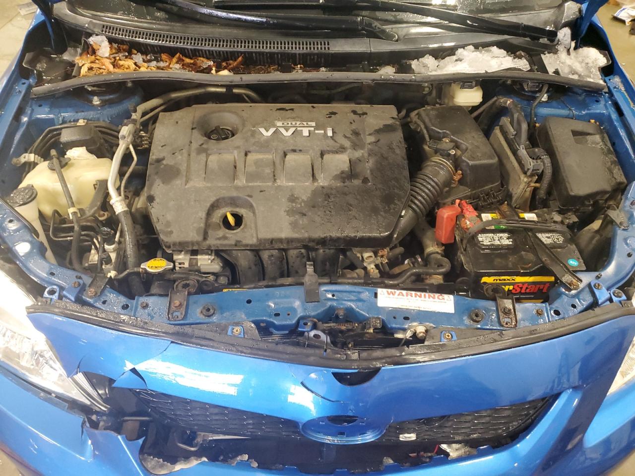 2010 Toyota Corolla VIN 1NXBU4EE7AZ303467 Copart auction photo, front end damage thumbnail 11
