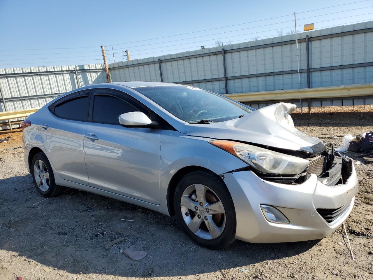 2012 Hyundai Elantra VIN 5NPDH4AE1CH119694 Copart auction photo, front end damage thumbnail 4