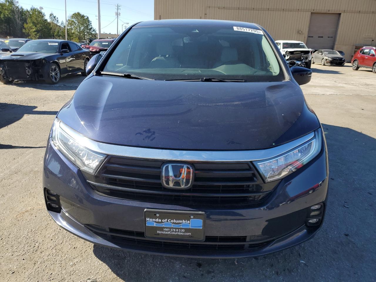 2022 Honda Odyssey VIN 5FNRL6H73NB042531 Copart auction photo, rear end damage thumbnail 5
