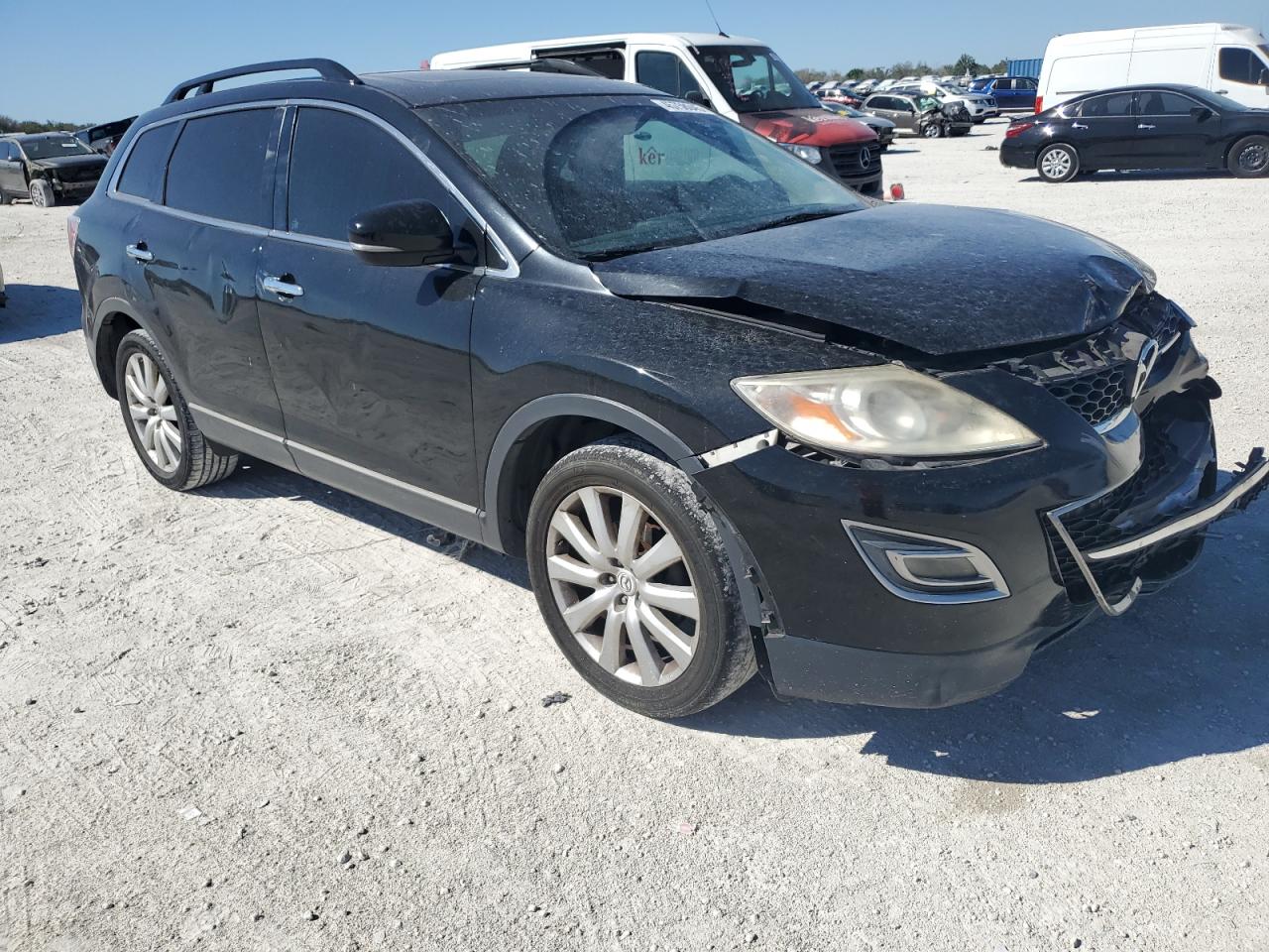 2010 Mazda CX-9 VIN JM3TB2MA7A0237096 Copart auction photo, front end damage thumbnail 4