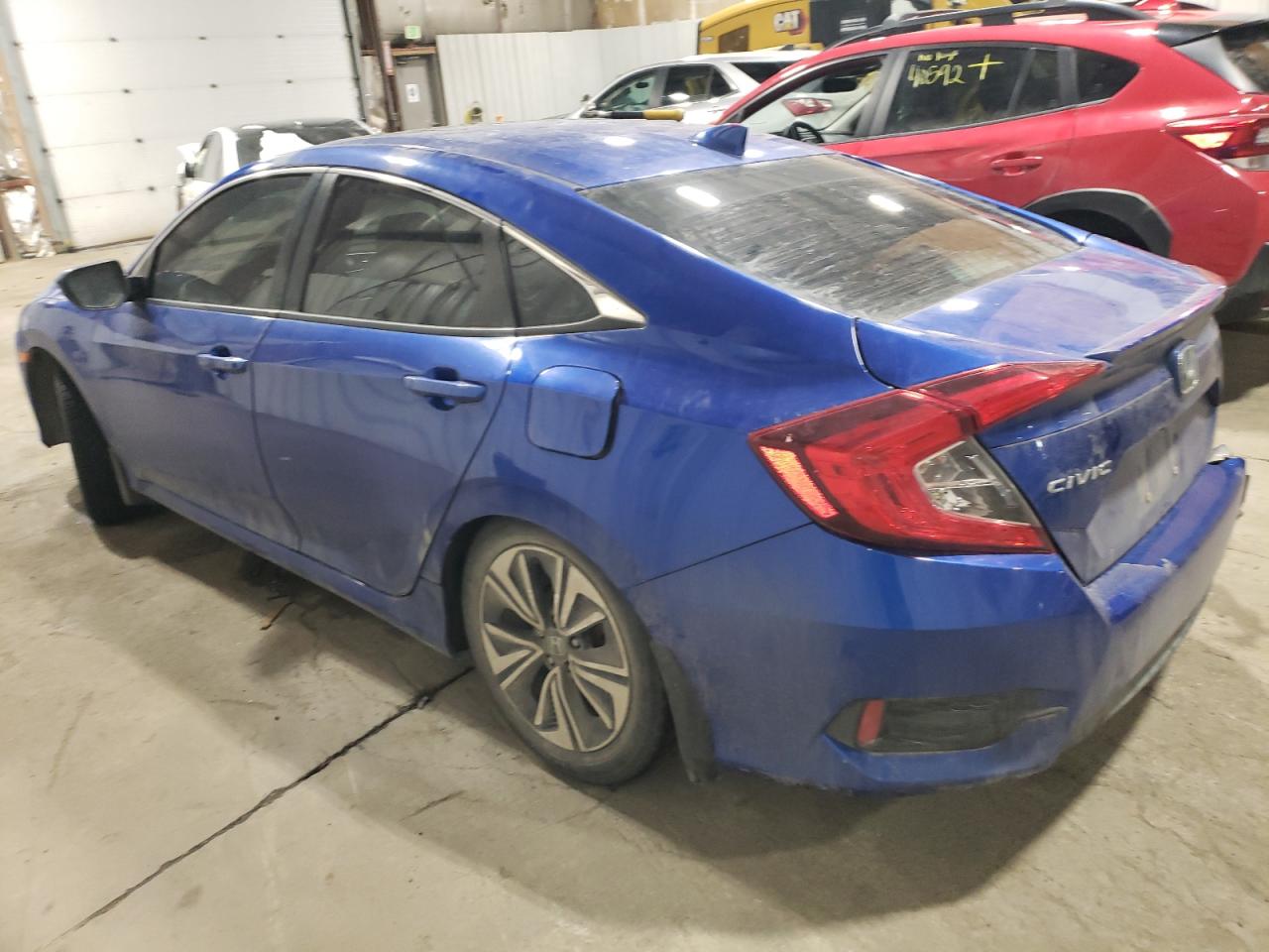 2017 Honda Civic VIN 19XFC1E33HE019588 Copart auction photo, all over damage thumbnail 2