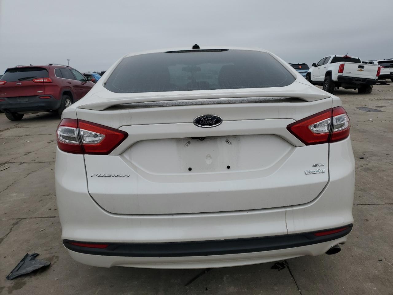 2015 Ford Fusion VIN 3FA6P0HD3FR127269 Copart auction photo, front end / hail damage thumbnail 6