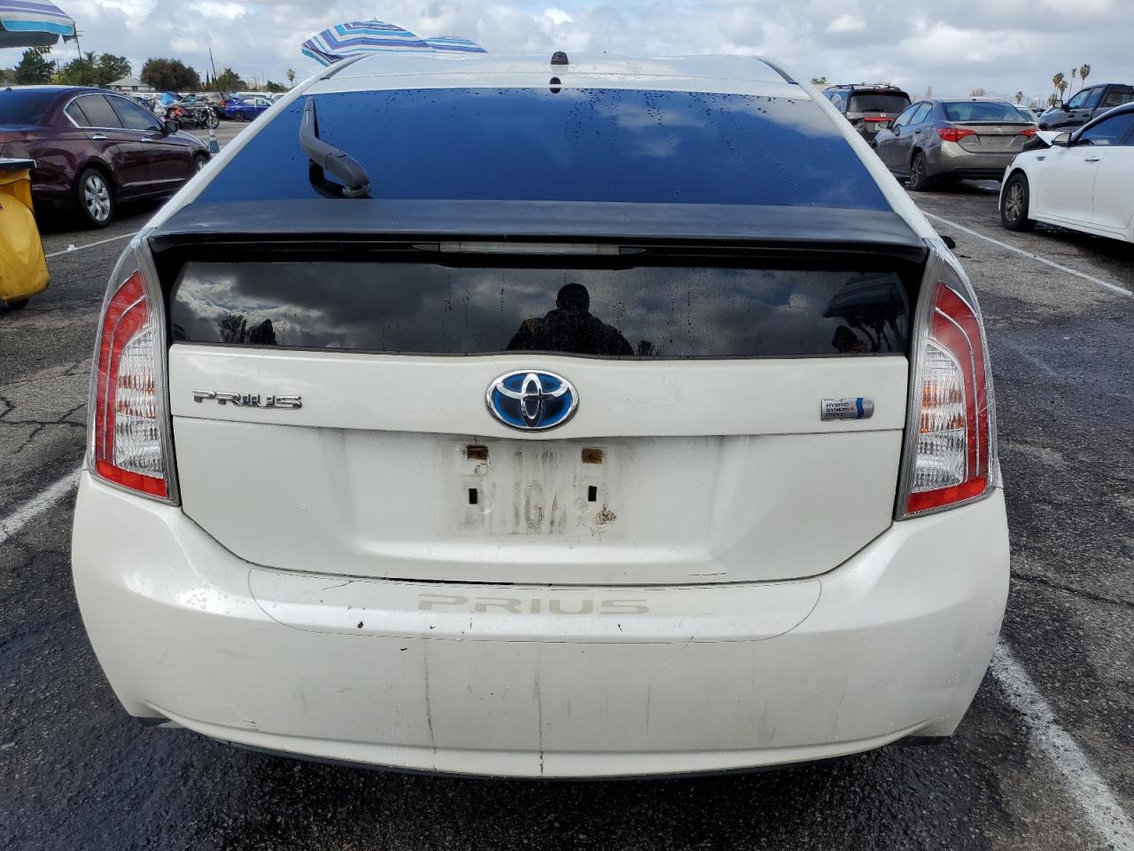 2012 Toyota Prius VIN JTDKN3DU0C1539015 Copart auction photo, front end / minor dent/scratches damage thumbnail 6