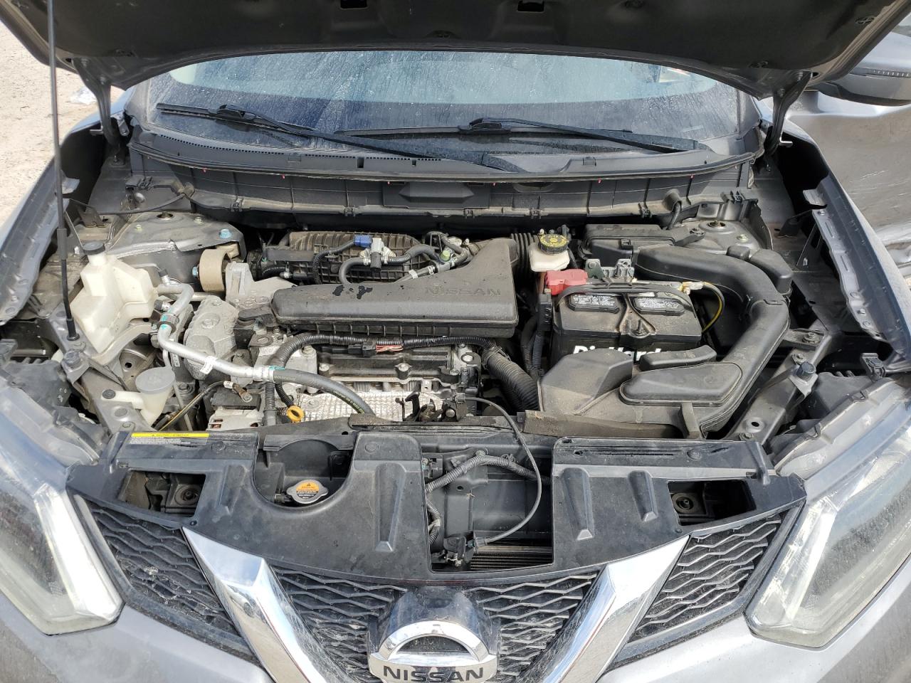 2016 Nissan Rogue VIN KNMAT2MT6GP721873 Copart auction photo, side / front end damage thumbnail 14