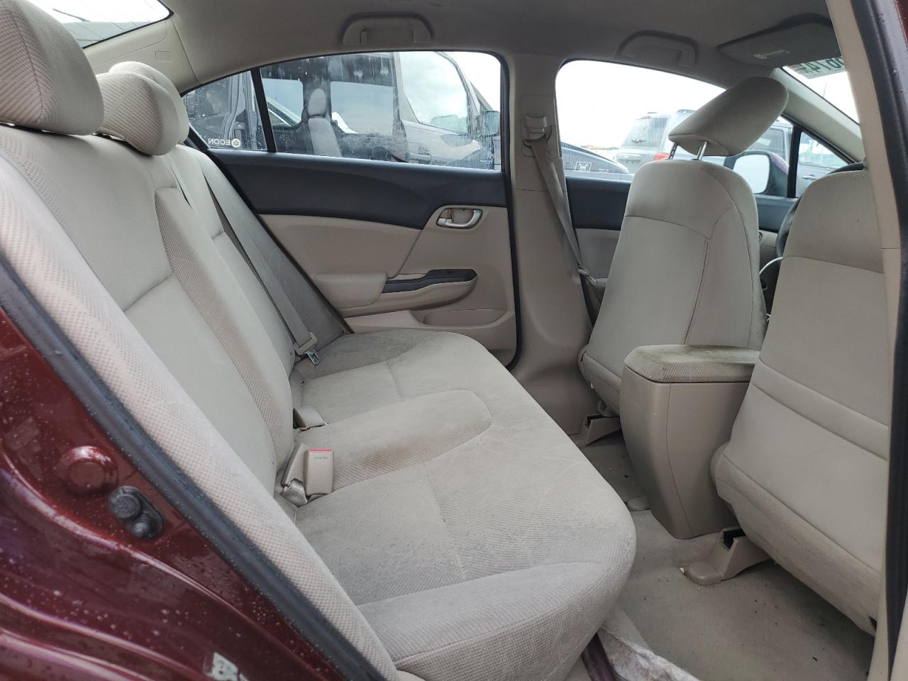2012 Honda Civic VIN 19XFB2F58CE051700 Copart auction photo, rear end / minor dent/scratches damage thumbnail 10