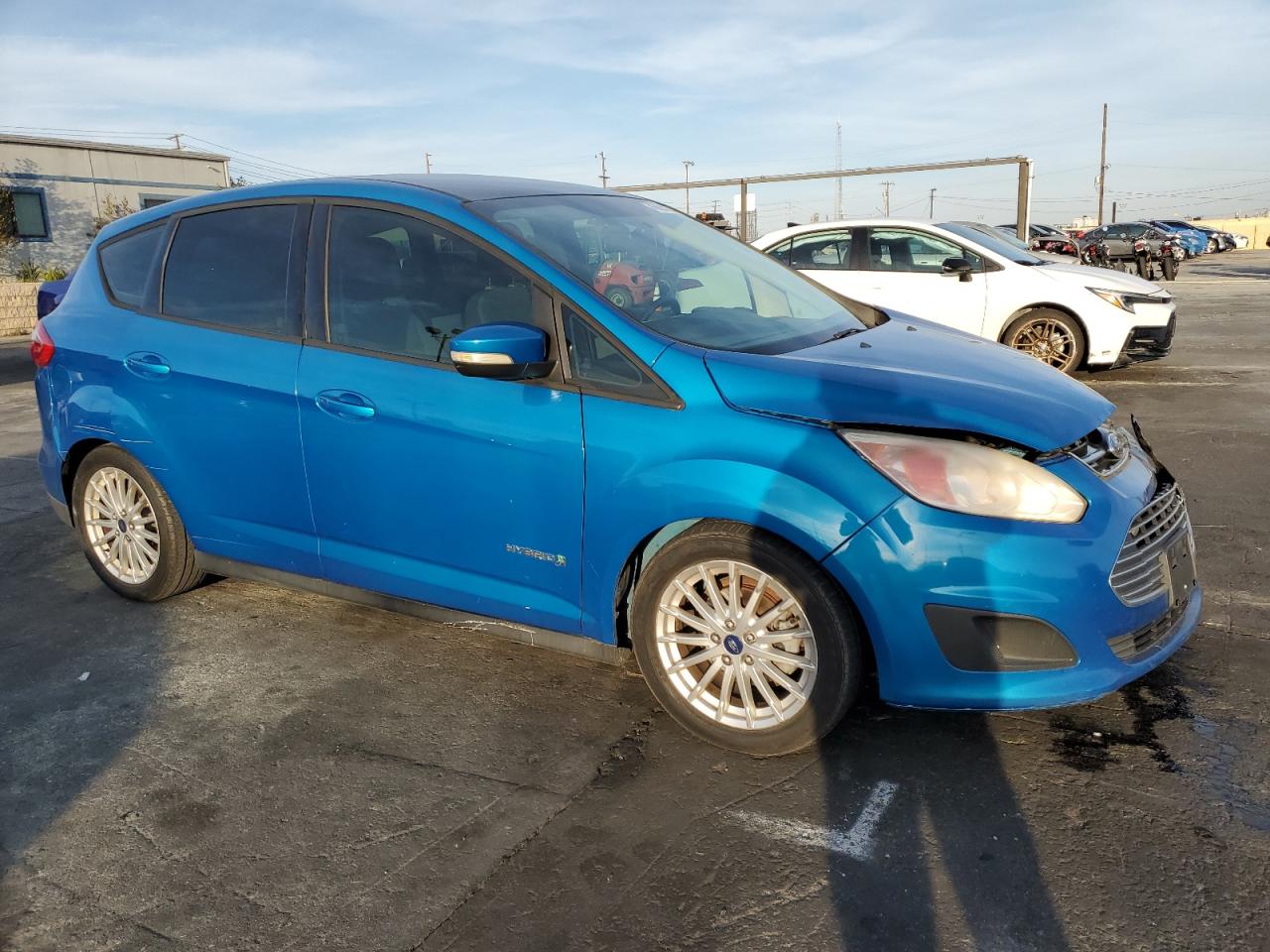 2013 Ford C-MAX VIN 1FADP5AU5DL533936 Copart auction photo, front end damage thumbnail 4