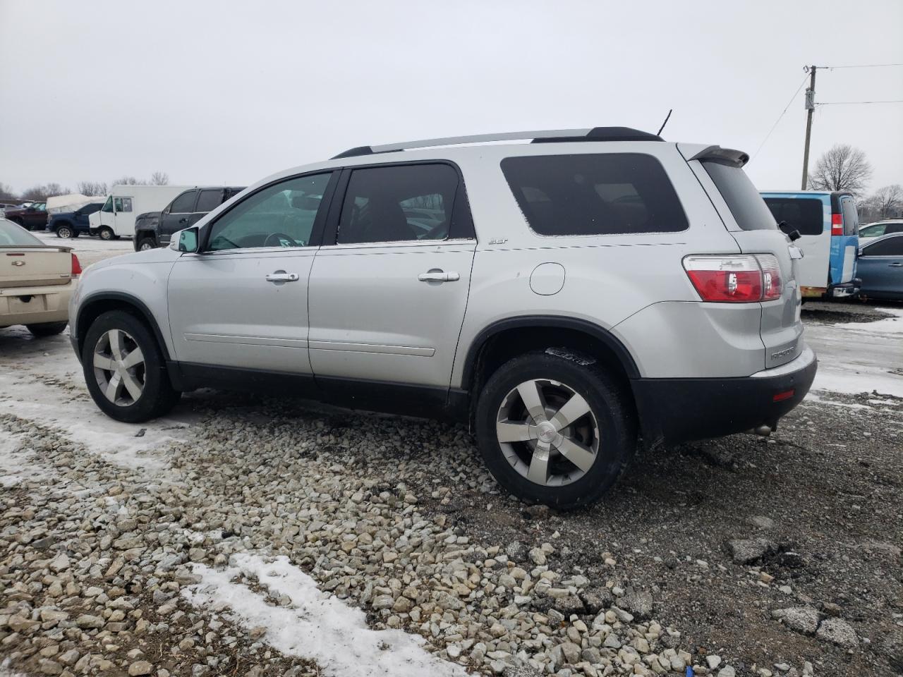 2012 GMC Acadia VIN 1GKKRRED7CJ147725 Copart auction photo, side / minor dent/scratches damage thumbnail 2