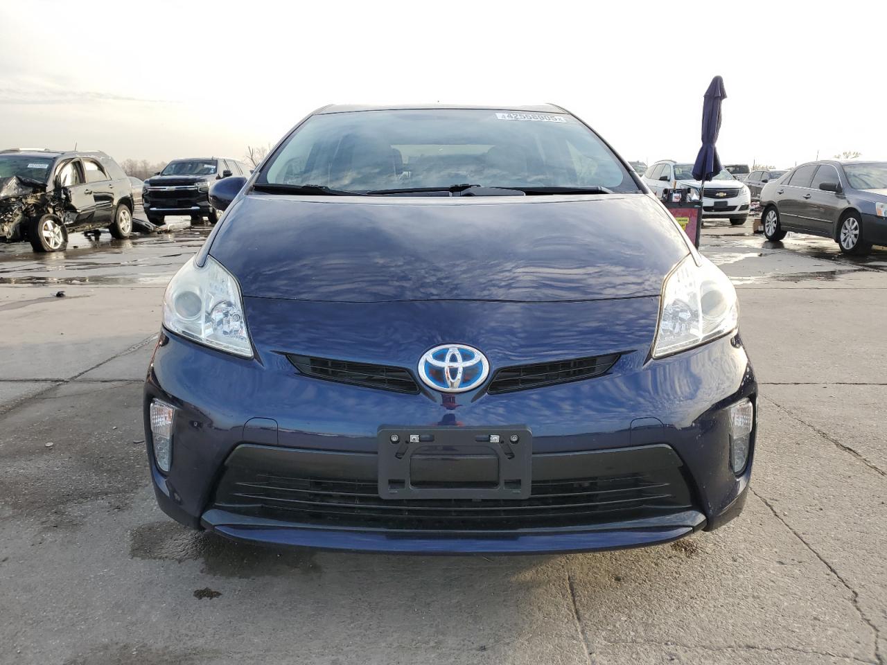 2014 Toyota Prius VIN JTDKN3DU3E0378622 Copart auction photo, side / rear end damage thumbnail 5
